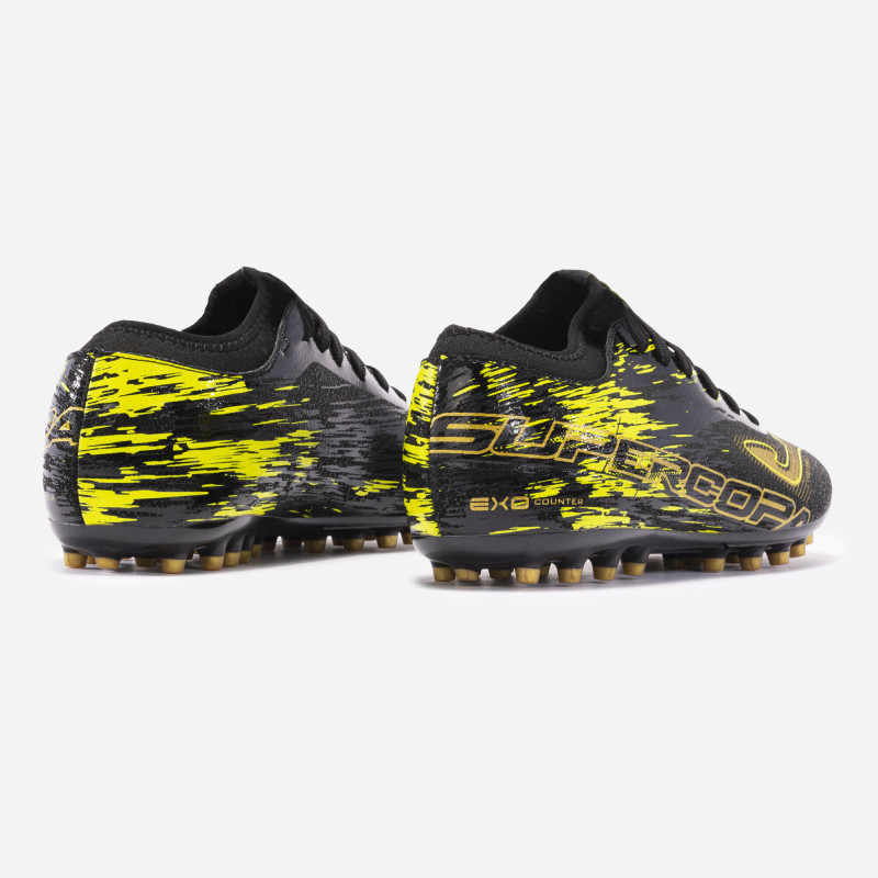 SUPERCOPA 2301 NEGRO AMARILLO FLÚOR ARTIFICIAL GRASS